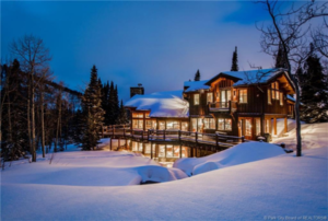 Ski-in-ski-out property in Park City Utah, at The Colony at White Pine Canyon.