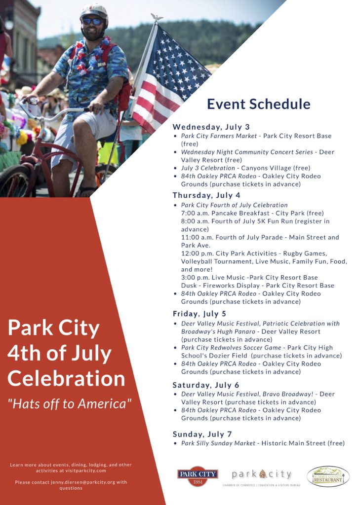 Park City Event Guide 4th of July Festivities